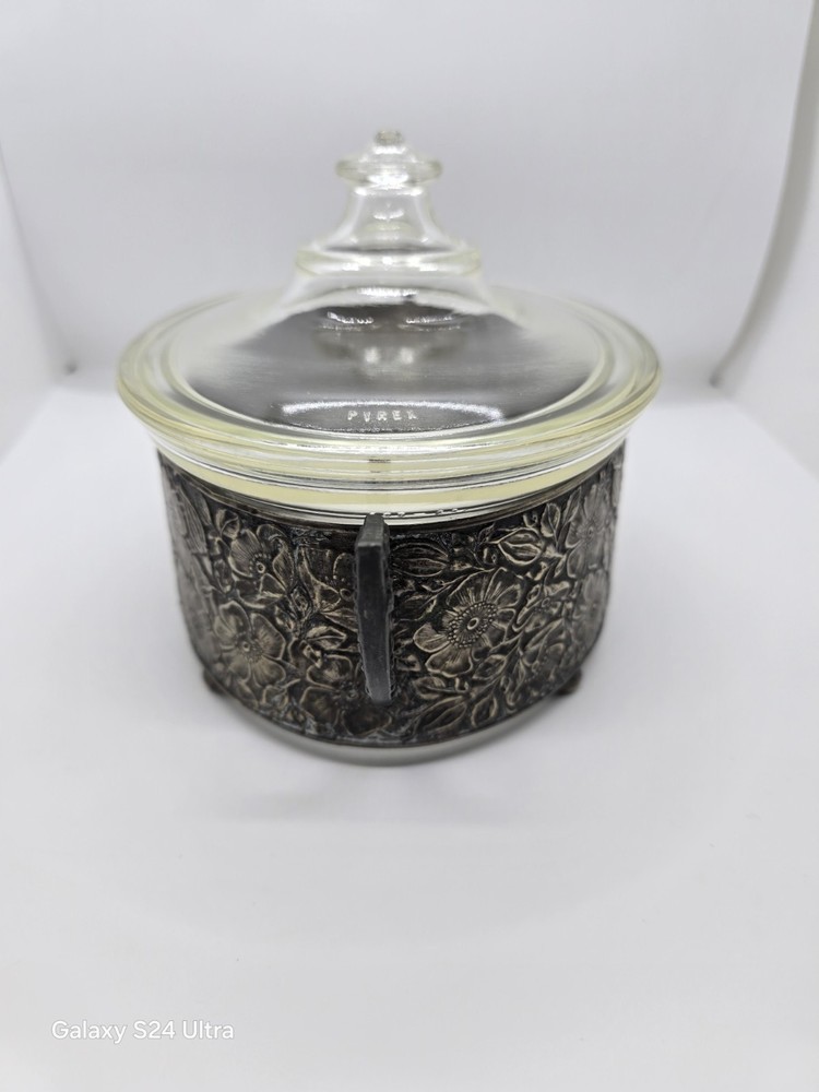 Holland Ware Pyrex Dish. Sheffield on Copper. Beautiful Original Condition.