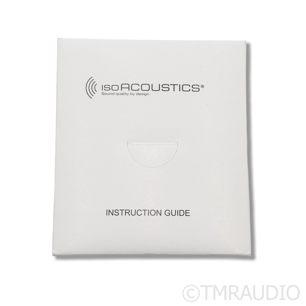 IsoAcoustics Aperta Isolation Stands; Silver Pair