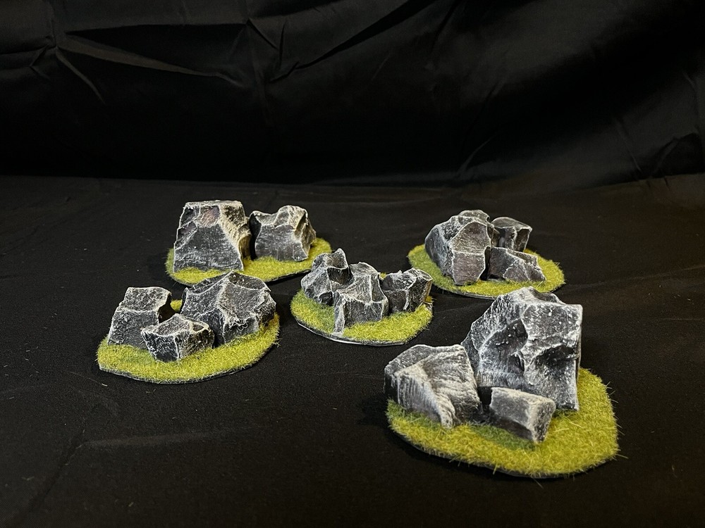 Wargaming Terrain Modular Grassy Hills Compatible With Warhammer 40k / Dnd