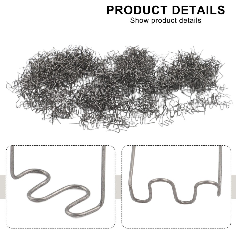 Welding Nail Staples Workshop 1000Pcs Equipment Pre-cut Repairing Patch