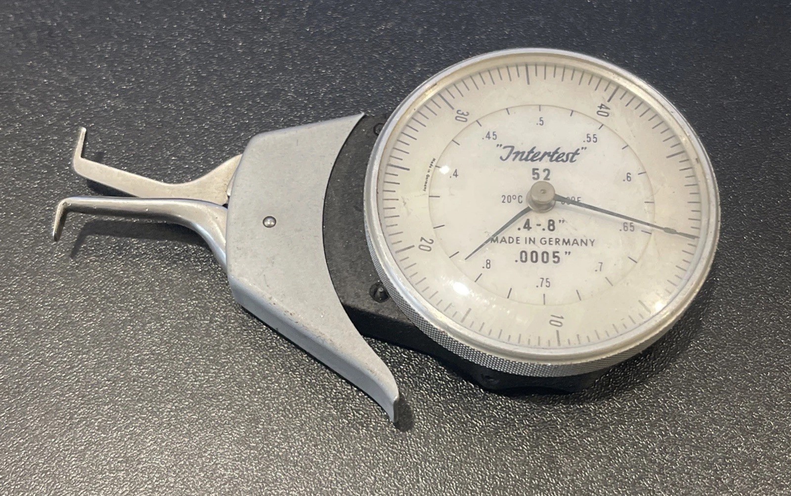 Intertest Inside Measuring Caliper – .400 to .800 Inch – .0005" Grad