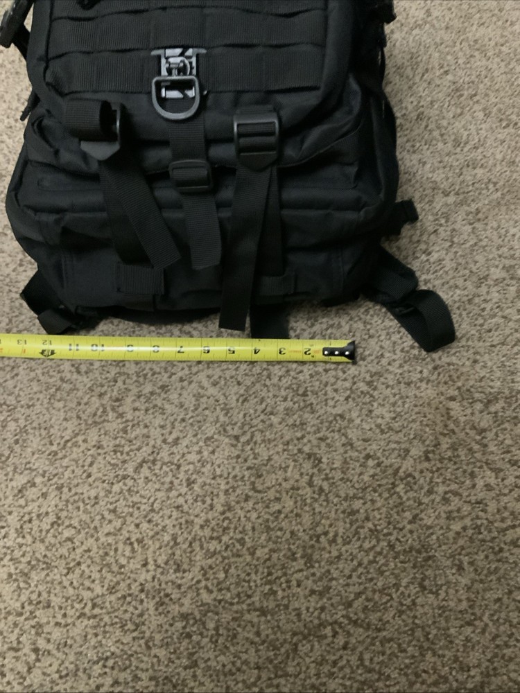 Hannibal Tactical Elite Assault Backpack Tactical Backpack Military Army Black