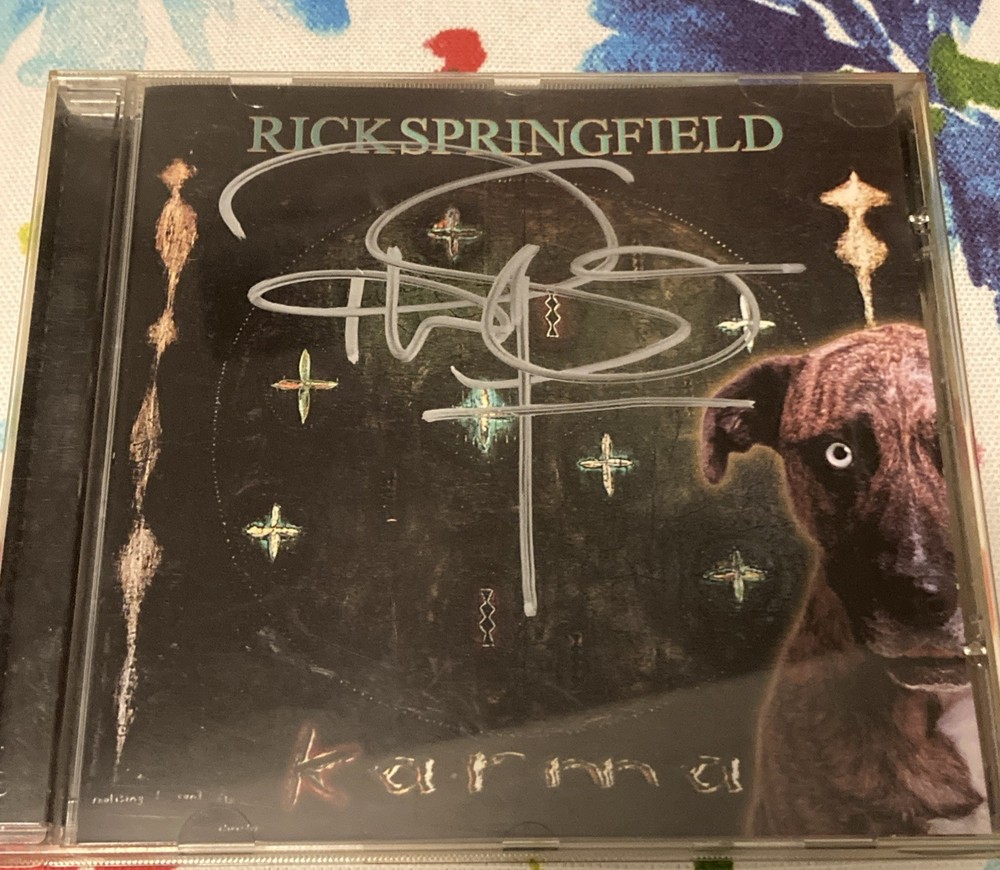 Rick Springfield Karma Signed Autographed Cd 1999