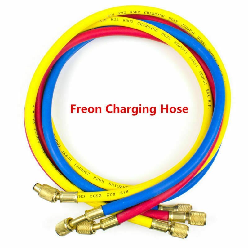AC Diagnostic Manifold Freon Gauge A/C Tool Set