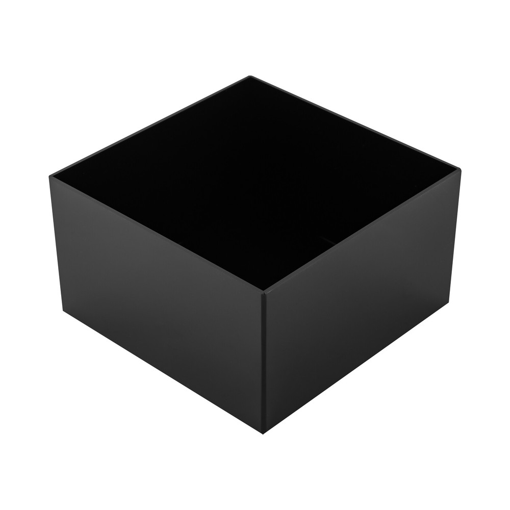 6 Pcs Acrylic Display Risers Acrylic Boxes Acrylic Display Nesting Cubes Black