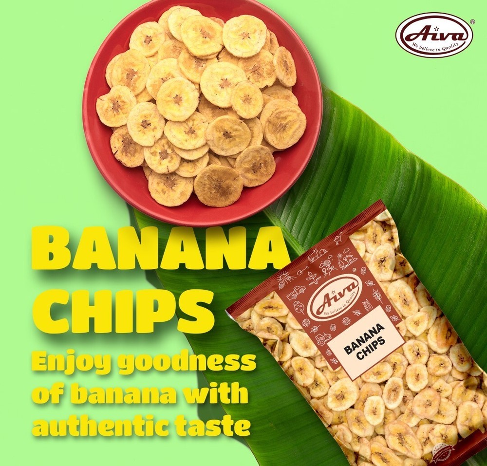 Aiva Banana Chips 5 Lb