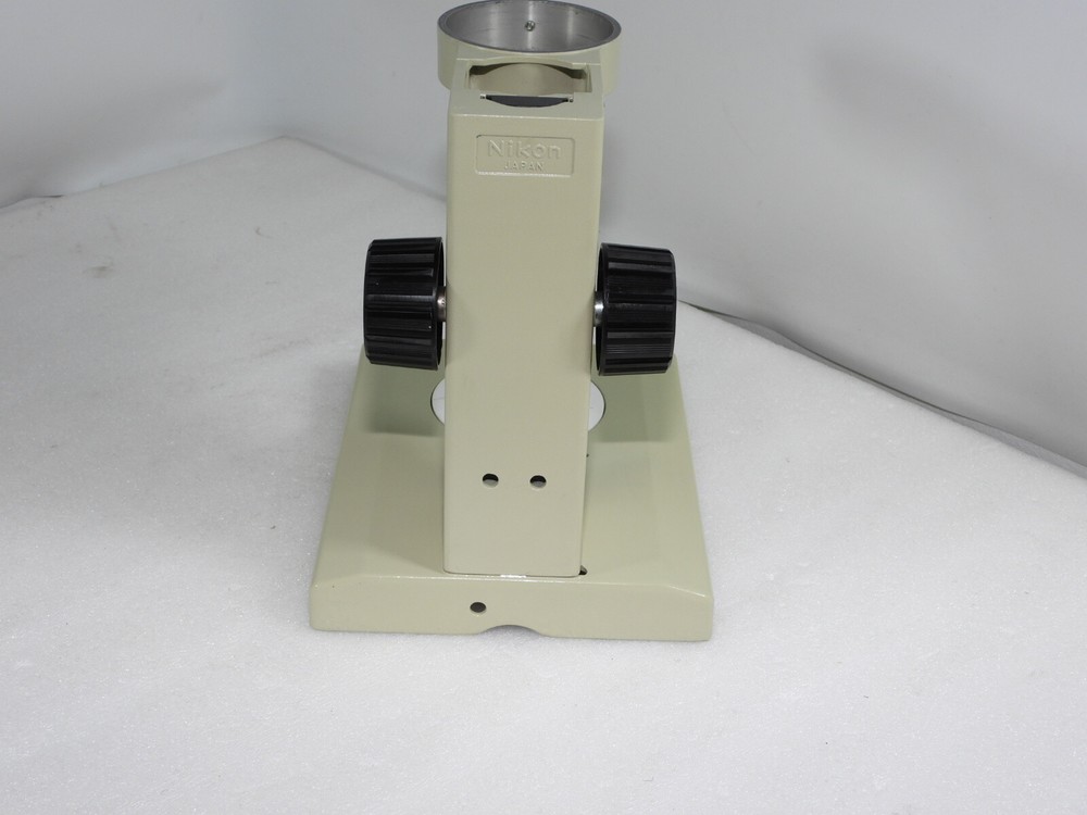 Stereo Microscope Track Stand & Focus Knobs 76mm Body Holder for Nikon SMZ-2B