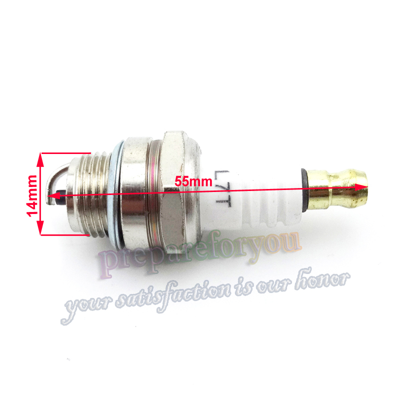Scooter Bikes Ignition Coil Spark Plug For 43cc 49cc 2 Stroke Engine Mini Pocket