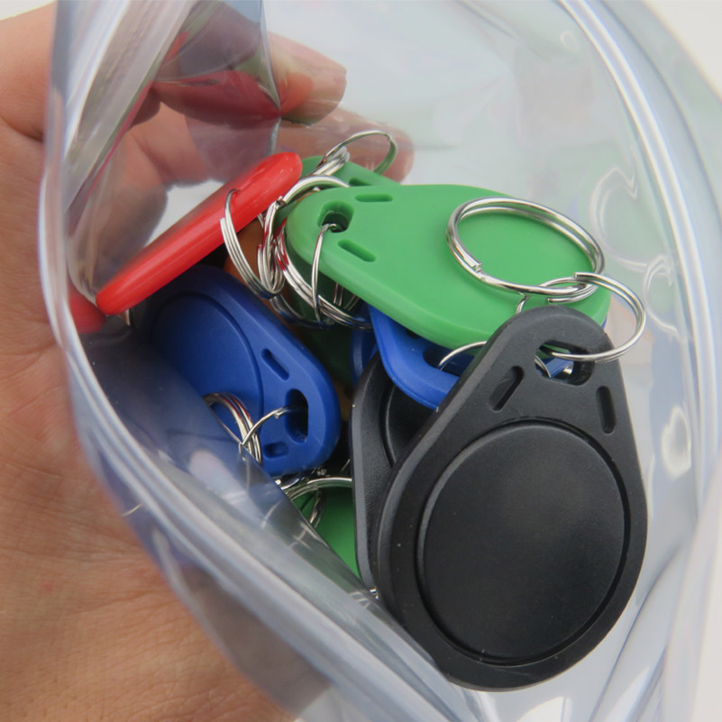 RFID 125KHz Writable Rewrite T5577 Keyfobs Proximity Access Tags 50 Pcs