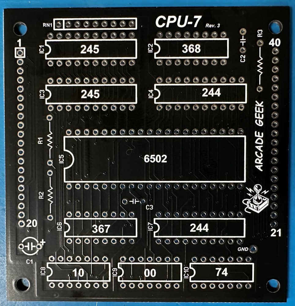 Midway Burger Time CPU-7 Reproduction PCB (Blank Board)