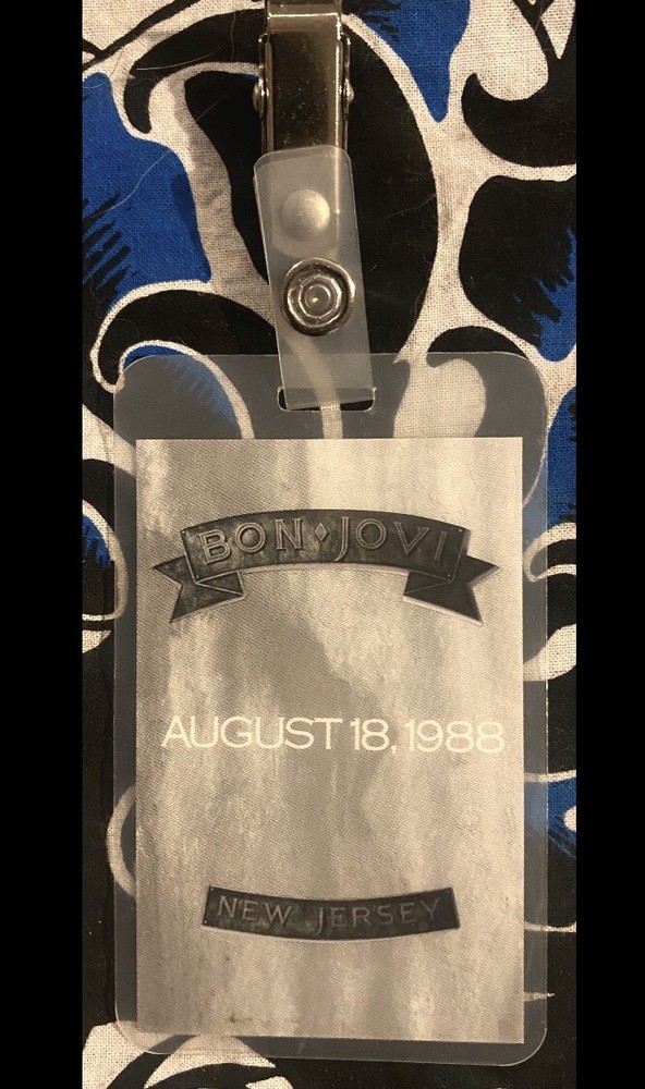 BON JOVI - NEW JERSEY - SLIPPERY WHEN WET TOUR - APRIL 7 1987 - NASSAU COLISEUM