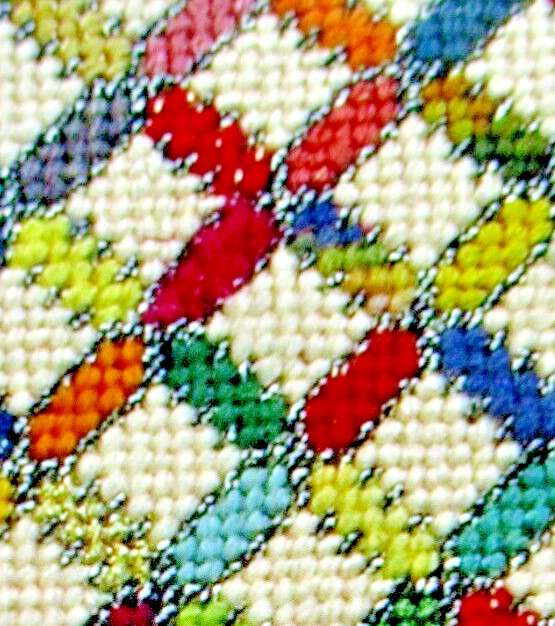 Country French Rooster Hearts Pattern Gothic NEEDLEPOINT CROSS STITCH PATTERNS
