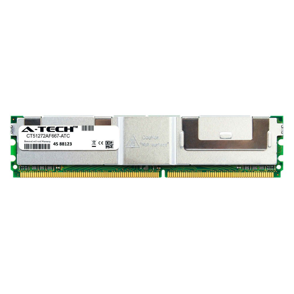 4GB DDR2 PC2-5300 ECC FBDIMM (Crucial CT51272AF667 Equivalent) Server Memory RAM