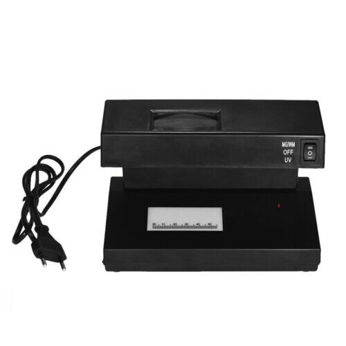 Portable Desktop Counterfeit Bill Detector Cash Currency Notes Checker Machine