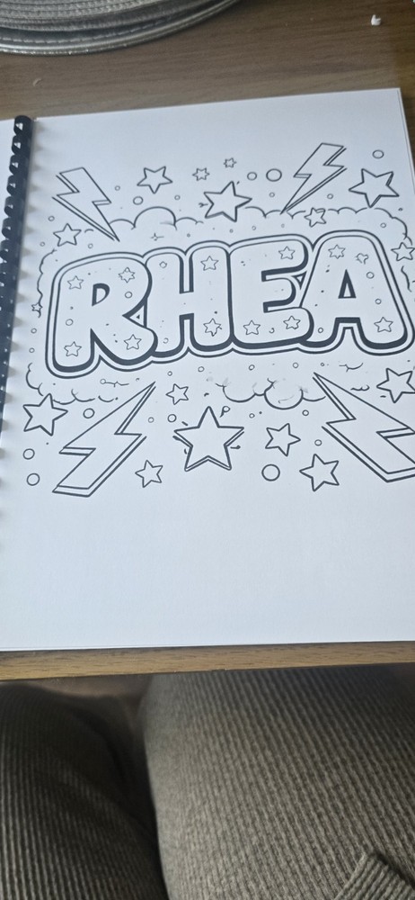 Rhea Ripley WWE Inspired Colouring Book