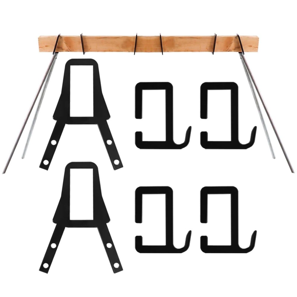 AR500 Target Stand Kit - 2x4 Mounting Bracket with Target Hanging Hook