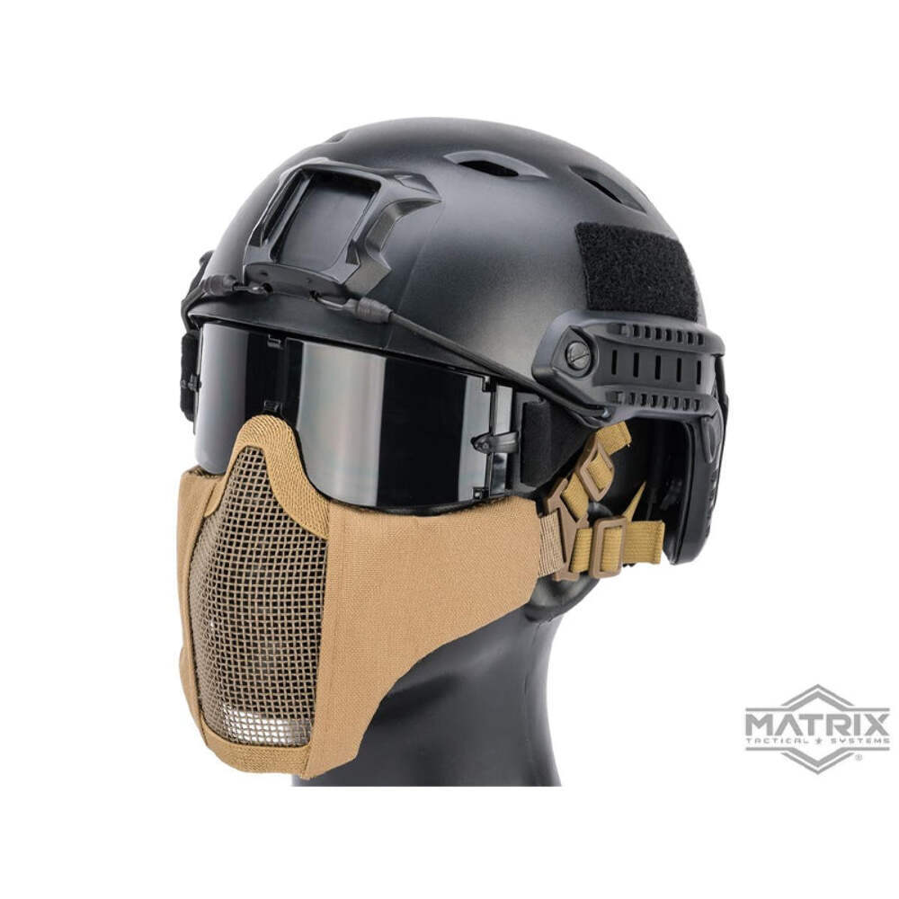 Matrix Low Profile Iron Airsoft Face Padded Lower Half Face Mask