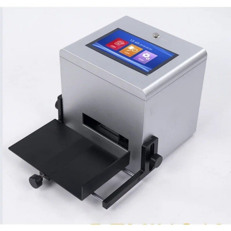 Small Desktop Bottle Bottom Coding Machine Logo Printing Static Inkjet Printer