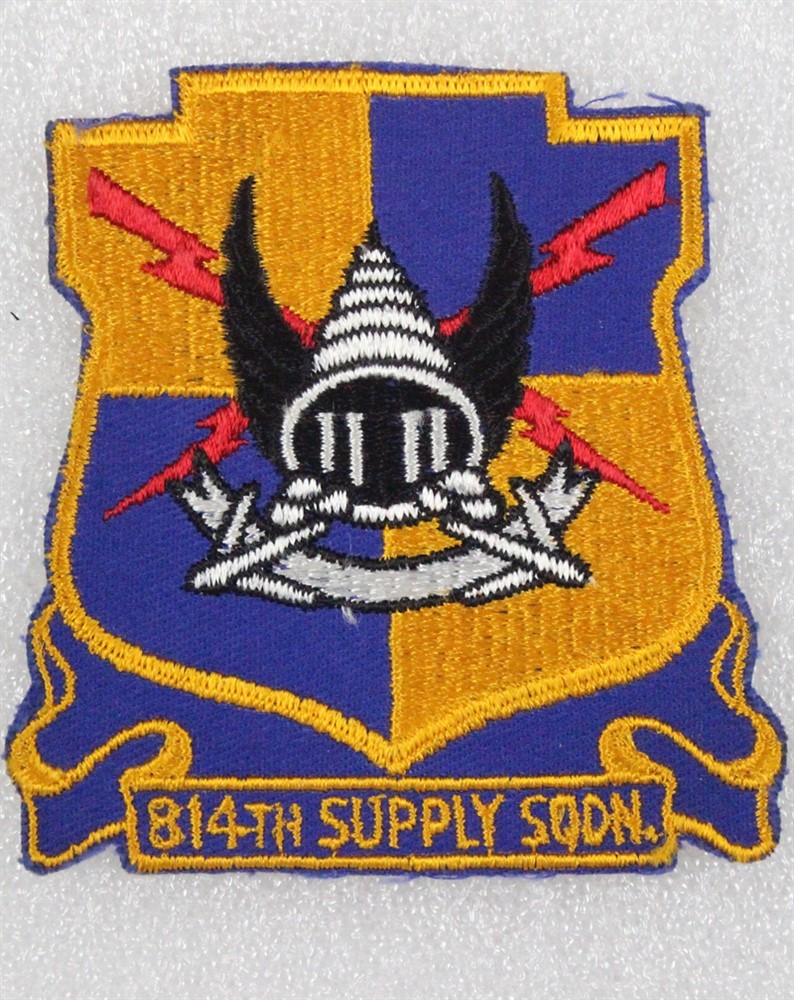 USAF Air Force Patch: 814th Supply Squadron