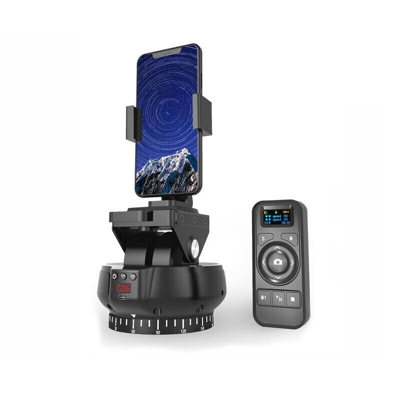 Electric Wireless PTZ 360 Panorama Remote Control Rotation Dual Axis Stabilizer