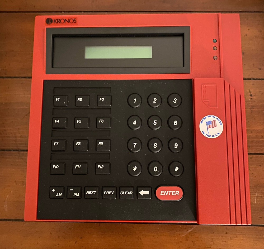 New Kronos Time Keeper Series 400 Model 460f Mint In Box Complete