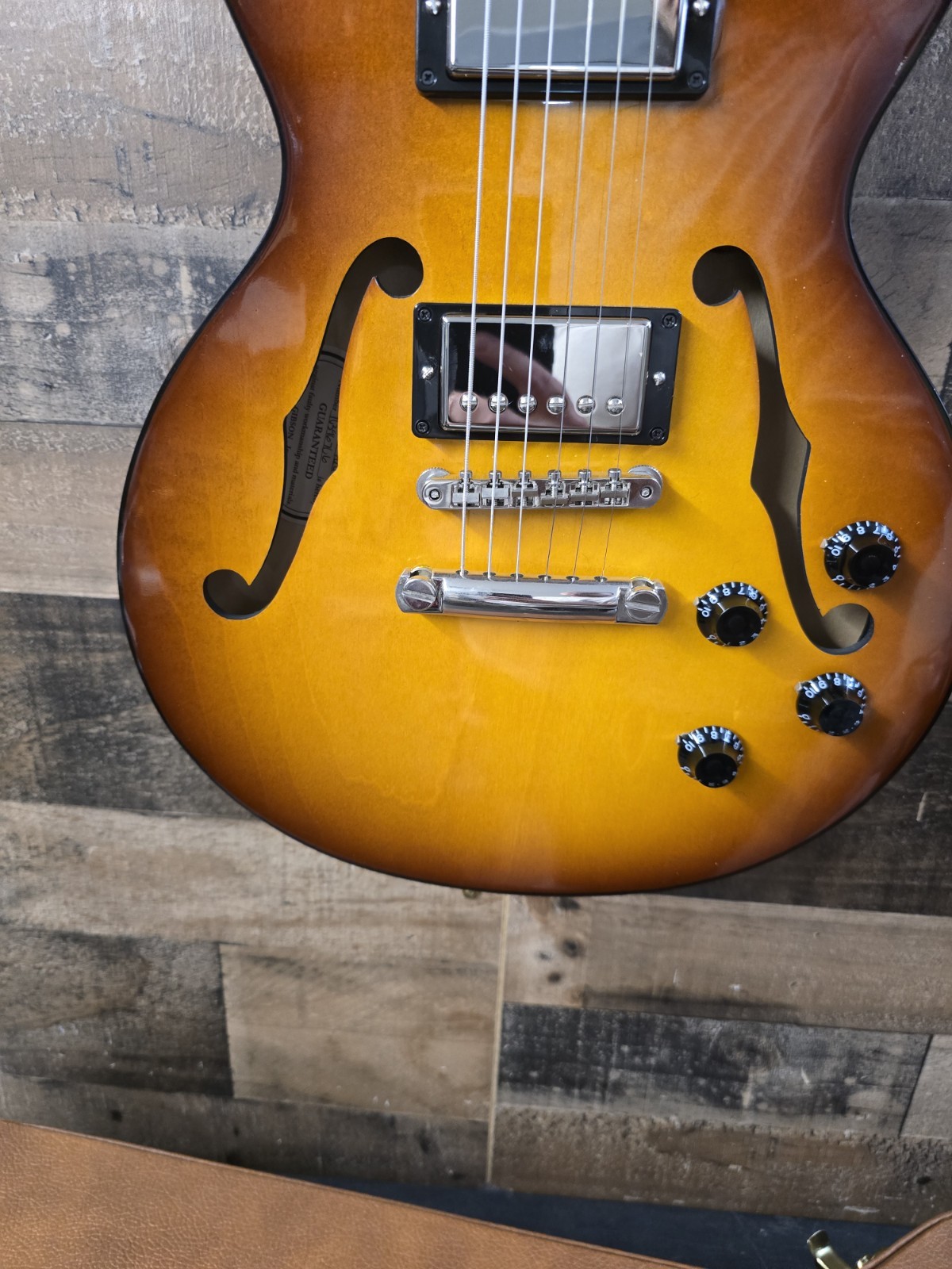 2016 Gibson ES Les Paul Semi-Hollow Vintage Sunburst W/ Ohsc. 6.2 Lb