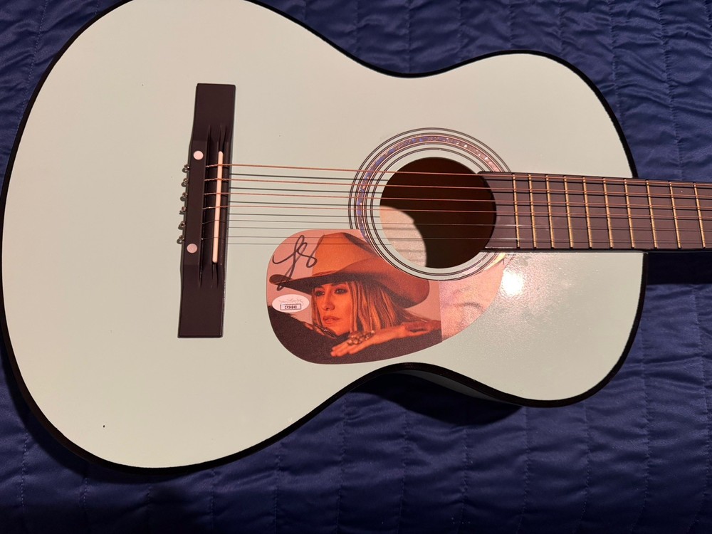 Lainey Wilson Guitar with Signed Custom Insert Pickguard (JSA)