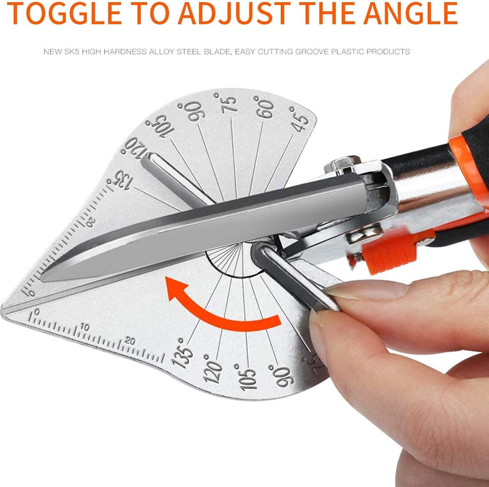 SK5 Steel Angle Shears Replacement Blade, Multifunctional Angle Scissors, 3pc...