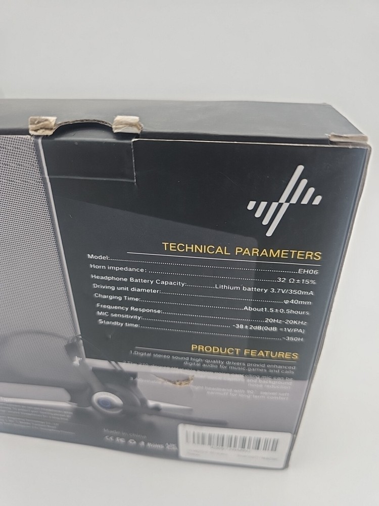 Wireless Computer Headset with microphone EH06