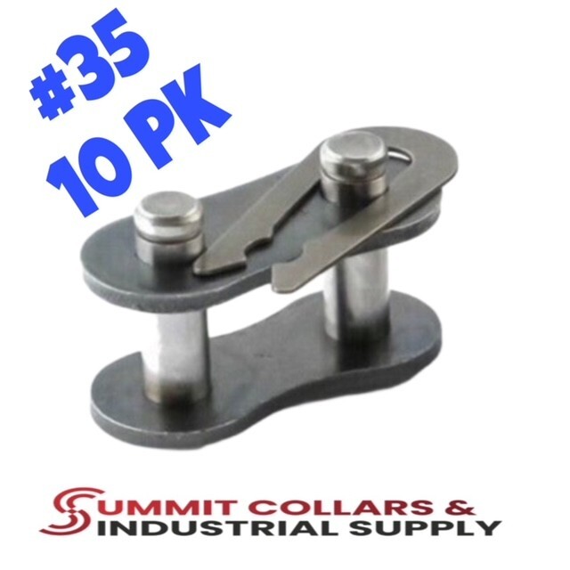 (10) #35 Roller Chain Connecting Links #35-1RCL