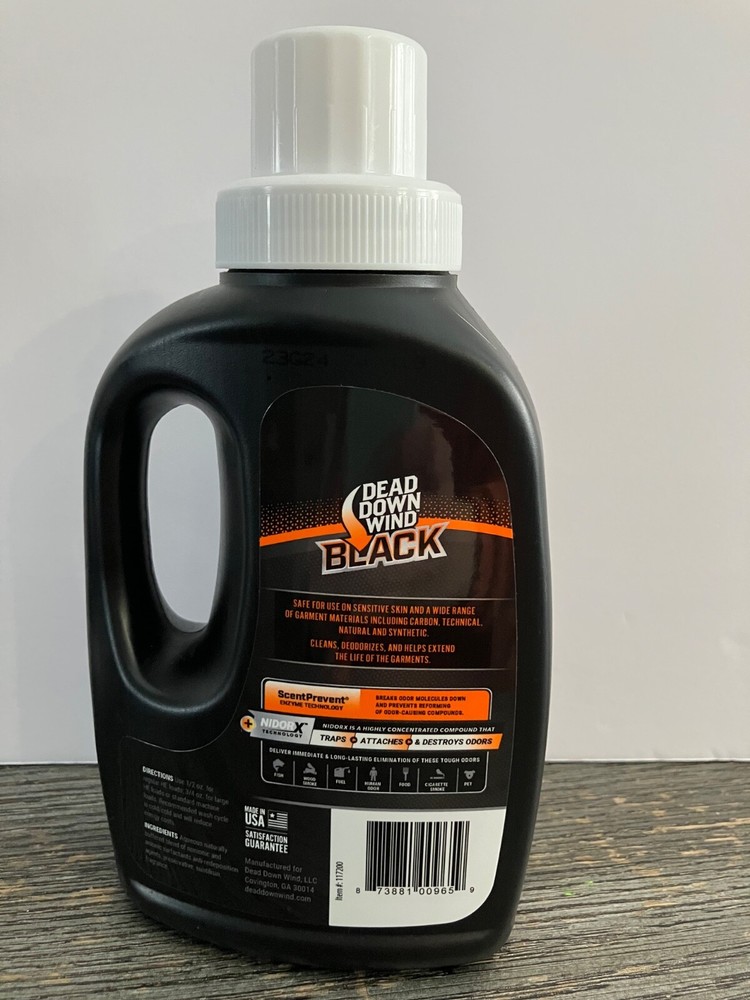 Dead Down Wind Black Premium Odor Elimination 20 oz Laundry Detergent