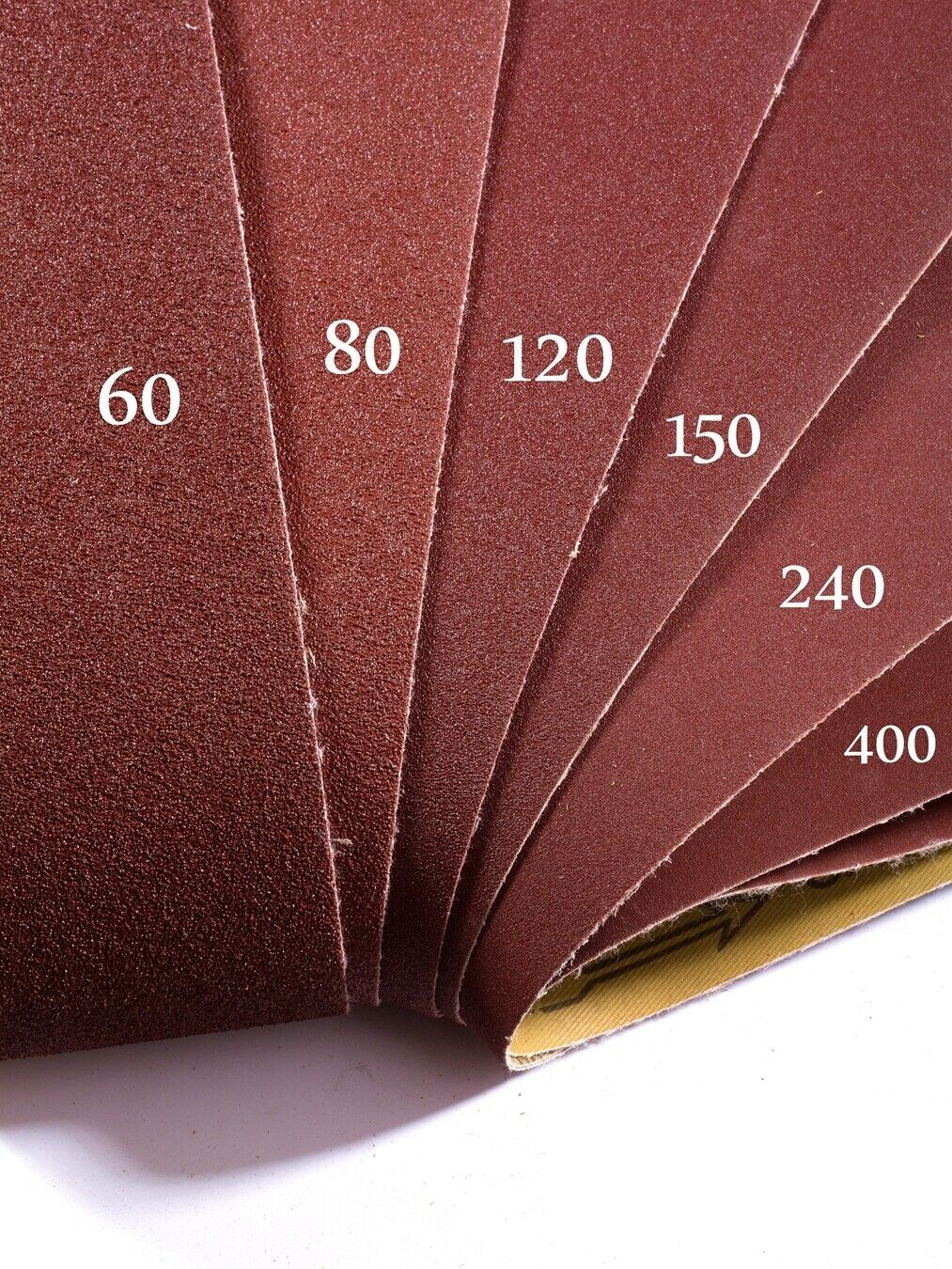 12PCS 4 x36 inch Sanding Belts 60 80 120 150 240 400 Grit Belt Sander Sandpaper