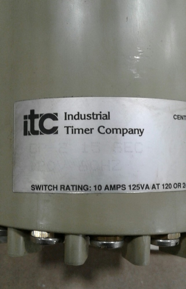 ITC GP-2 15 MULTI FUNCTION TIMER 120V 60Hz NOS #022A19