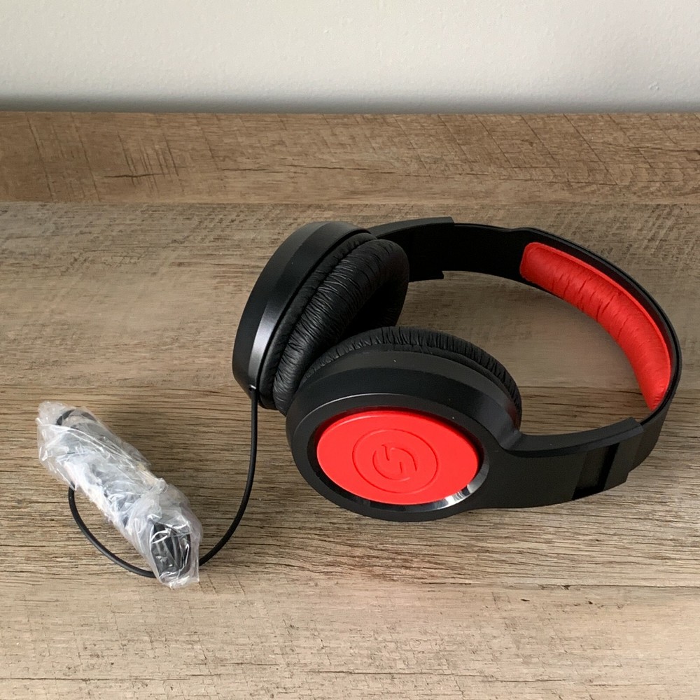 Samson SR360 Over Ear Dynamic Stereo Headphones Padded Headset Wired