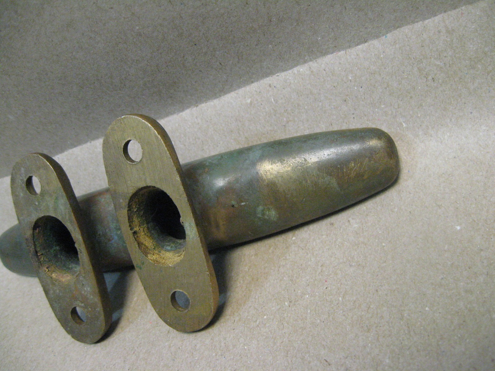 Antique Vtg 7" Solid Bronze Merriman Boat Sailboat Marine Mooring Cleat