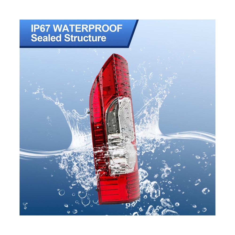 Replacement Driver Side Tail Light Without Circuit for RAM ProMaster 1500 250...