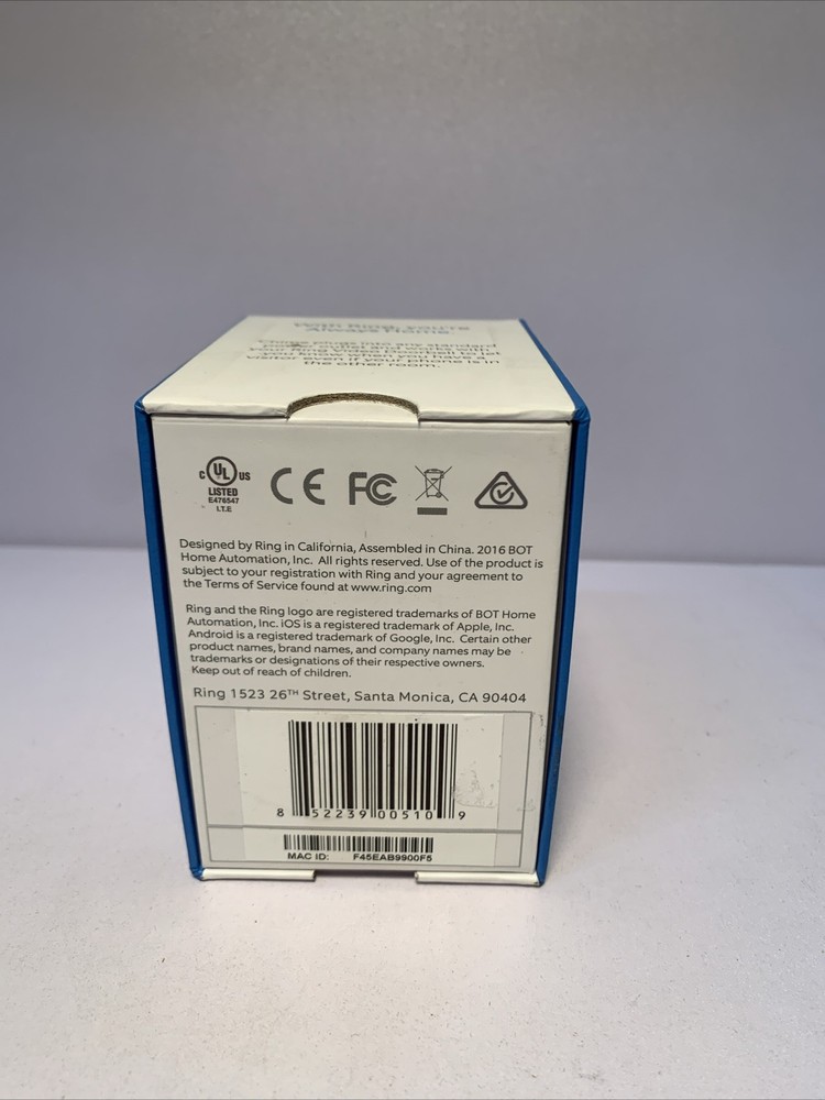 Ring 88CH000FC000 Wi-Fi Chime - White