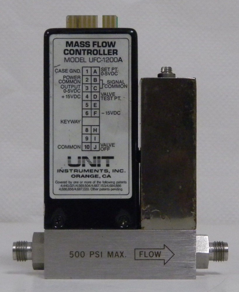 Unit UFC-1200A Mass Flow Controller, Gas- N2, Range- 10 SLM, Used