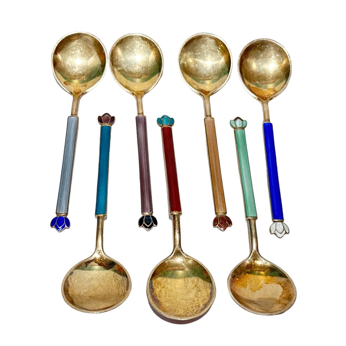 David Andersen Norway Sterling Enamel Demitasse CHOICE OF ONE