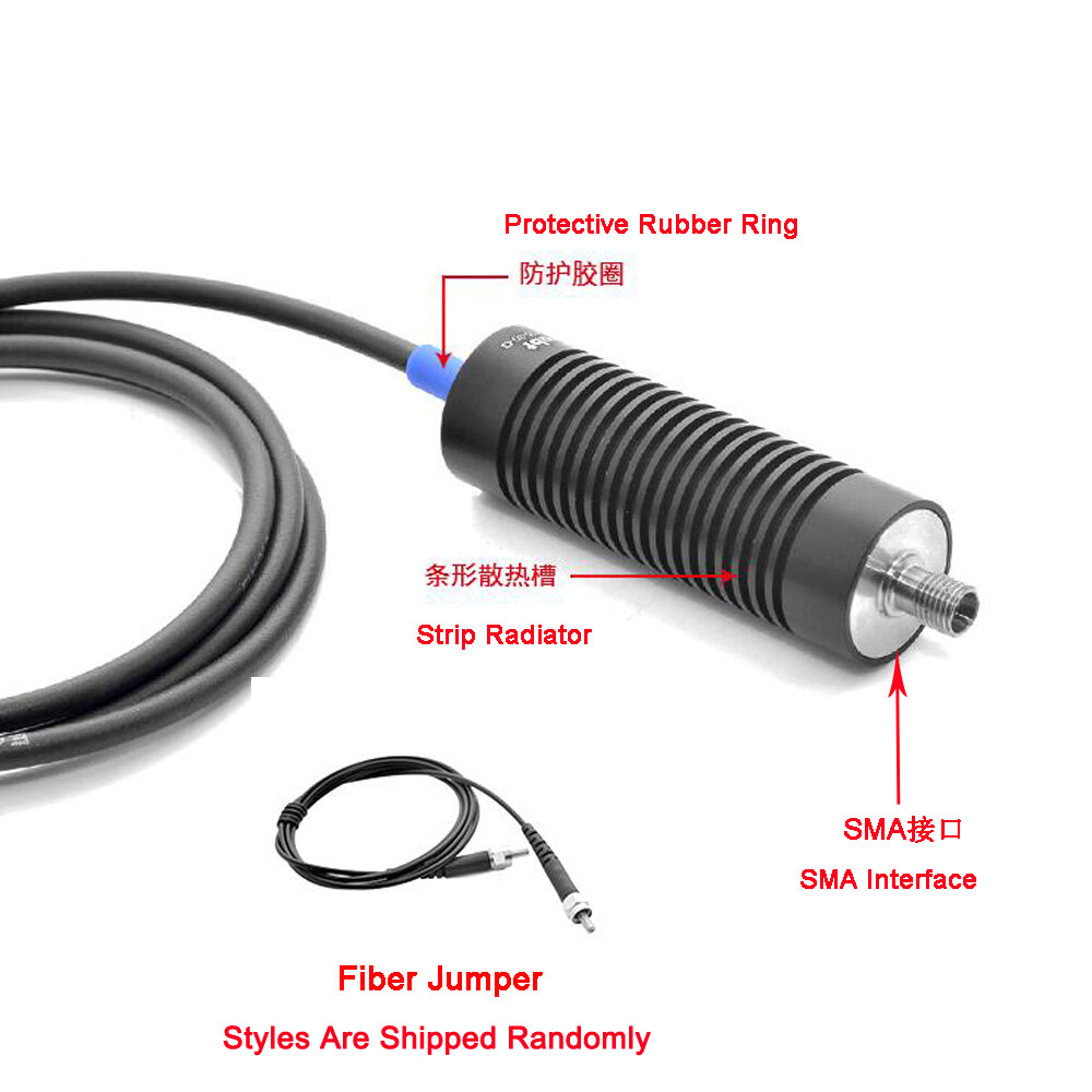 Fiber Laser Module Coupled Laser SMA Interface 5-30mW Experimental Accessories