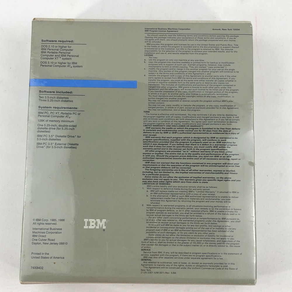 IBM Enhanced 5250 Emulation Program Version 2.12 User's Guide 3.5 & 5.25 Disk