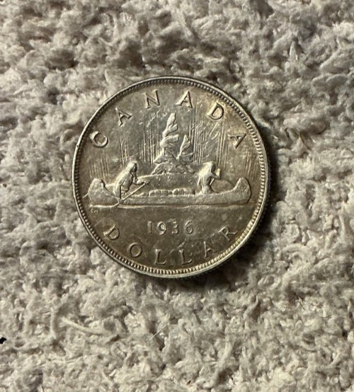 Canada Silver Dollar George V 1936