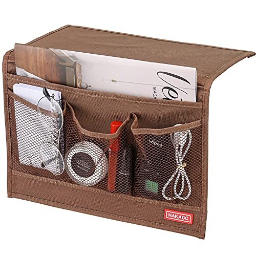 Bedside Storage Organizer Couch Remote Control Caddy Bed Table Holder Pockets