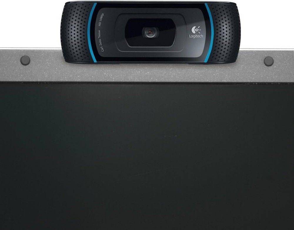 Logitech C910 Black Webcam HD Pro 1080p with Logitech Vid HD