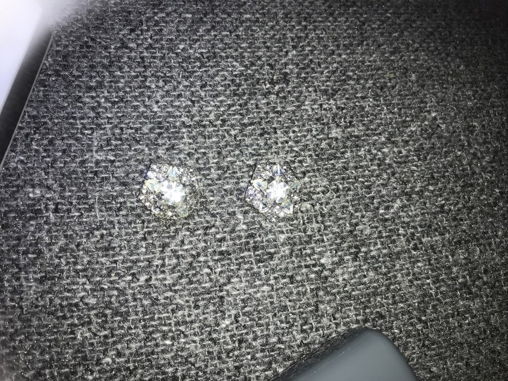 Stunning Rhinestone Clip Earrings