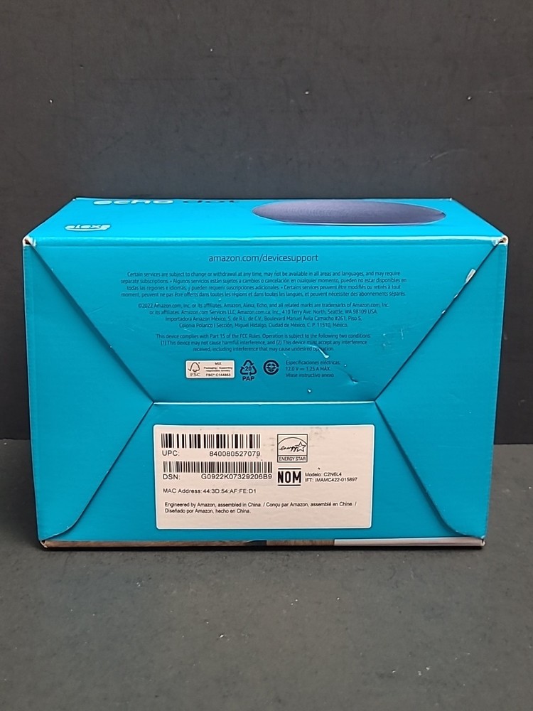NEW Amazon Echo Dot 5th Generation Smart Speaker Deep Sea Blue 5th Gen