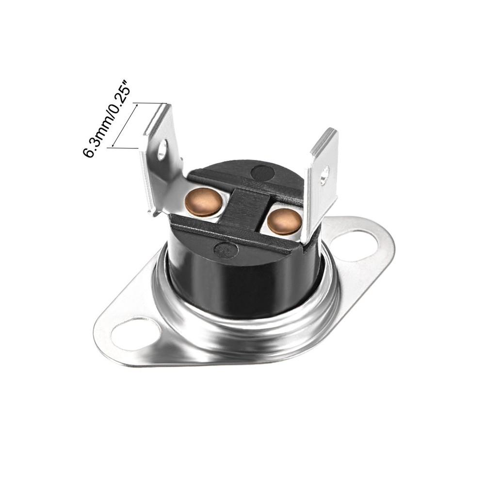 Temperature Control Switch Thermostat KSD301 105°C 10A NC 2pcs