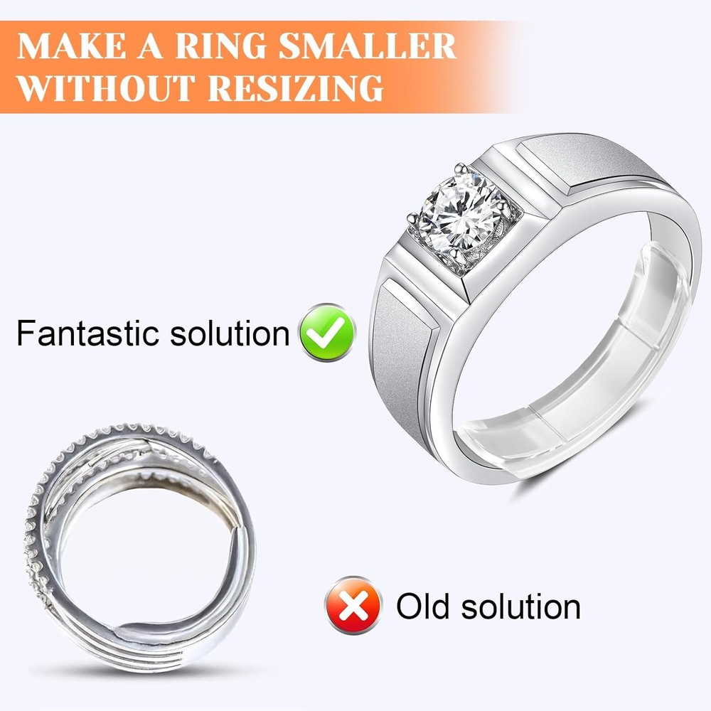 Coopache Ring Sizer Adjuster for Loose Rings, 14 Pack 14 Sizes Guards,...