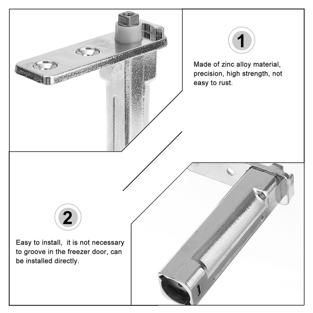 2pcs Refrigerator Door Hinge Door Pivot Hinges Hinges Refrigerator Hinge