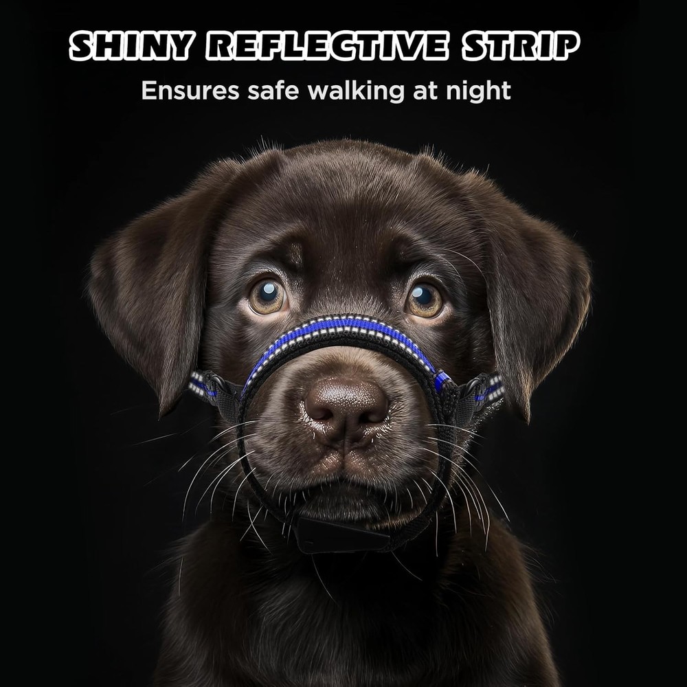 Adjustable and Breathable Dog Muzzle for Medium Breeds - Comfortable & Safe